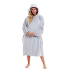 Daisy Dreamer Women's Plush Hooded Poncho Blanket Oversized Fleece Hoodie With Fur Hood