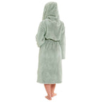 Daisy Dreamer Women's Fleece Hooded Robe Snuggle Touch Velvet-Soft Loungewear UK Sizes