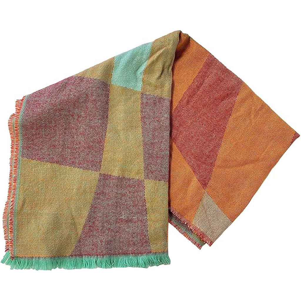 Sock Stack Women's Soft Woven Winter Scarves Lightweight Cosy Acrylic Wraps Multicolor