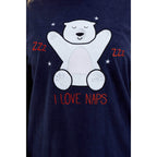 Daisy Dreamer Womens Polar Bear Fleece Pyjama Set Hooded Top Elasticated Pants Winter