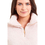 Daisy Dreamer Womens Teddy Fleece Loungewear Set Zip Front Top And Elasticated Waistband