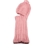Sock Stack Women's Thermal Beanie Hat 2-In-1 Snood Scarf Cable Knit Pom Pom Winter