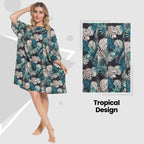 Daisy Dreamer Womens Tropical Baggy Nighty Dress Oversized T Shirt Nighties One Hundred
