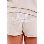 Daisy Dreamer Women's Hooded Fleece Pyjama Set With Shorts Ultra Soft Fluffy Loungewear