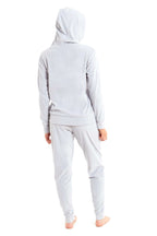 Daisy Dreamer Women's Velour Fleece Hooded Zip Track Suit Velvet Loungewear Set Elastic