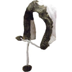 Sock Stack Women's Winter Chunky Knit Hood Hat With Faux Fur Trim And Pom Poms Comfort Cuff Everyday Wear