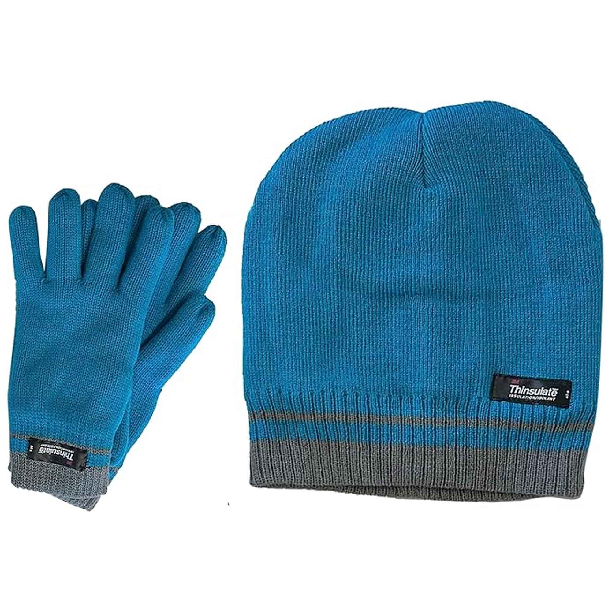 Sock Stack Women's Hat And Gloves Set With 3M Thinsulate Thermal Insulation Winter Warmth
