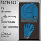 Sock Stack Women's Hat And Gloves Set With 3M Thinsulate Thermal Insulation Winter Warmth