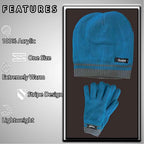 Sock Stack Women's Hat And Gloves Set With 3M Thinsulate Thermal Insulation Winter Warmth