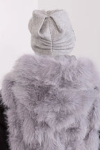 Women's Warm Winter Hat – Smooth Knit with Side Appliqué