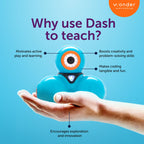 Wonder Workshop Dash Robot - Voice-Activated Coding Robot for Kids 6+ | Interactive STEM Toy