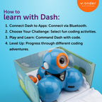 Wonder Workshop Dash Robot - Voice-Activated Coding Robot for Kids 6+ | Interactive STEM Toy
