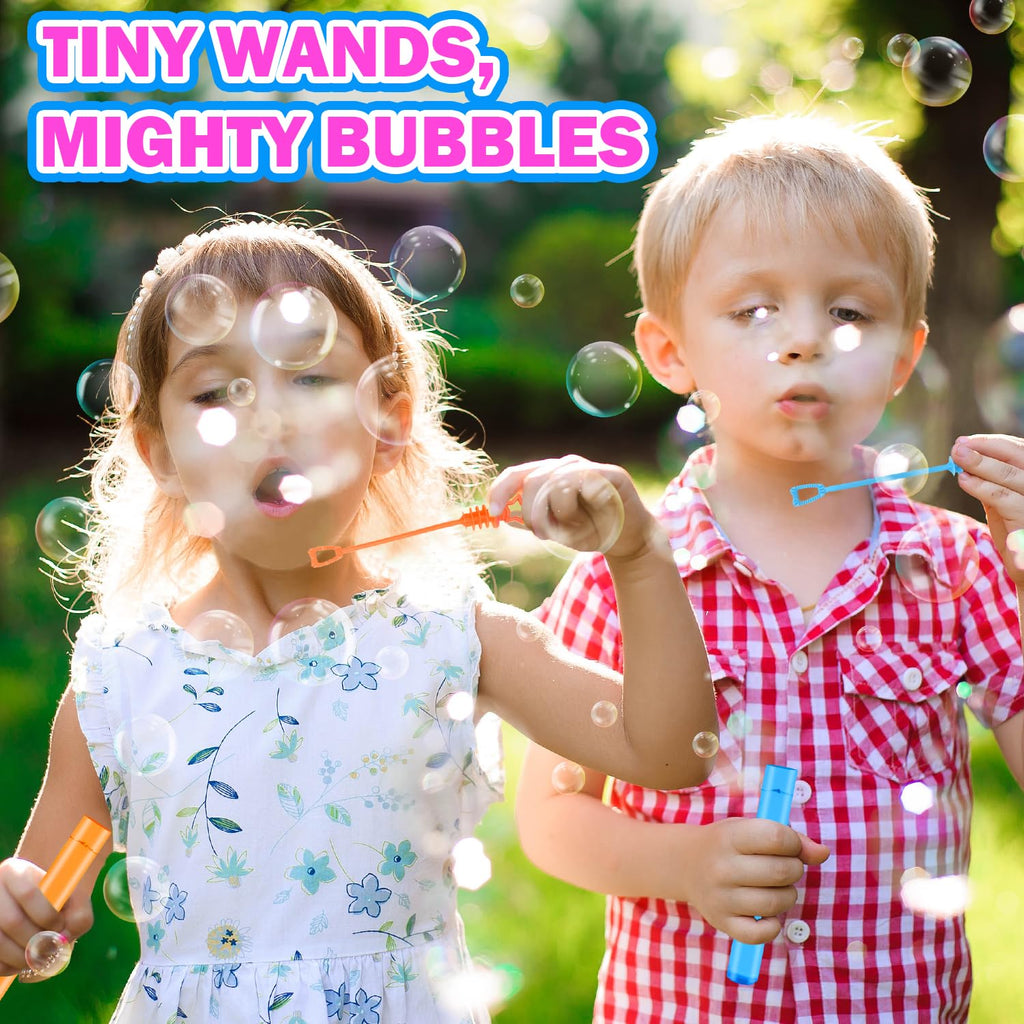 Wondrus Bulk Mini Bubbles – 100-300 Pack Kids Party Favors & Non-Candy Toys