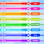 Wondrus 300-Pack Mini Bubble Wands with Rainbow Star Handles – Bulk Party Favors, Goody Bags & Classroom Prizes
