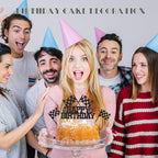 Wootkey Glitter Race Car Cake Toppers – 25Pcs Cupcake Picks for Birthday Parties