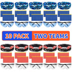 Wordot Nerf Party Kit: 10 Kids Pack with Glasses, Masks & 200 Darts