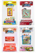 World's Smallest Board Games Set of 4 — Scrabble, Monopoly, Operation & Candy Land (Bundle)
