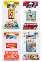 World's Smallest Board Games Set of 4 — Scrabble, Monopoly, Operation & Candy Land (Bundle)