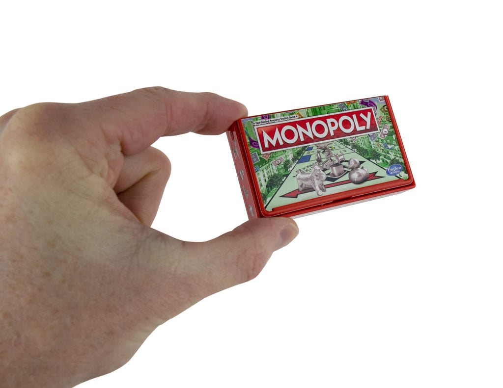World's Smallest Board Games Set of 4 — Scrabble, Monopoly, Operation & Candy Land (Bundle)