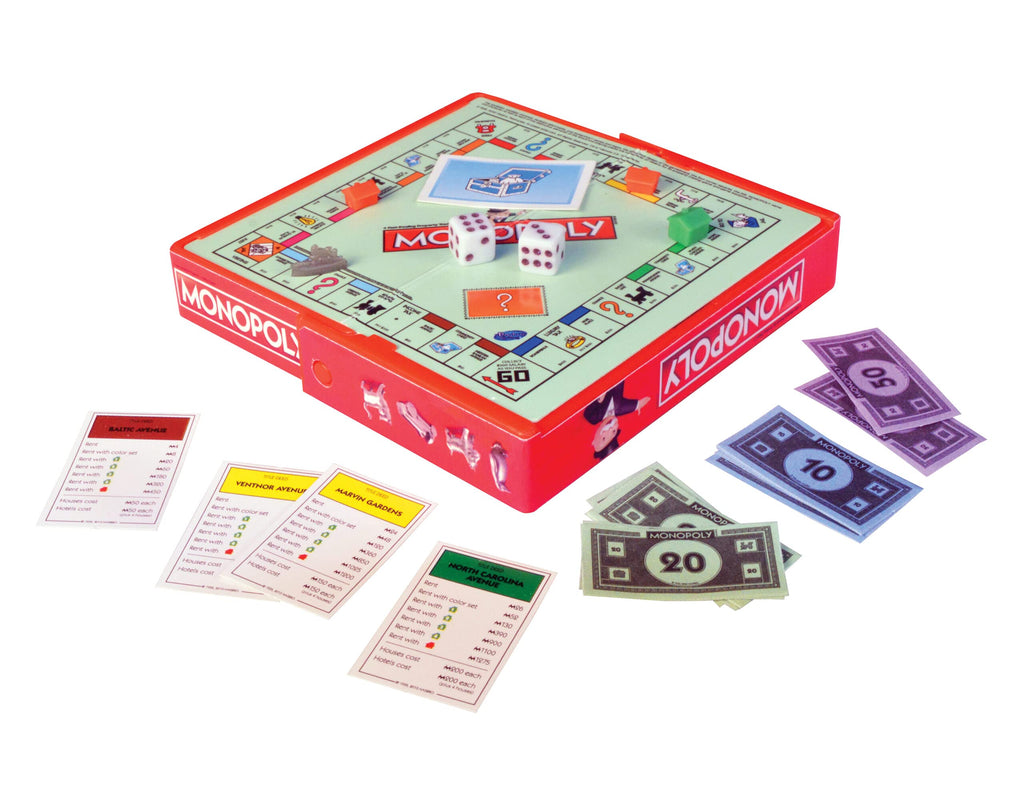 World's Smallest Board Games Set of 4 — Scrabble, Monopoly, Operation & Candy Land (Bundle)