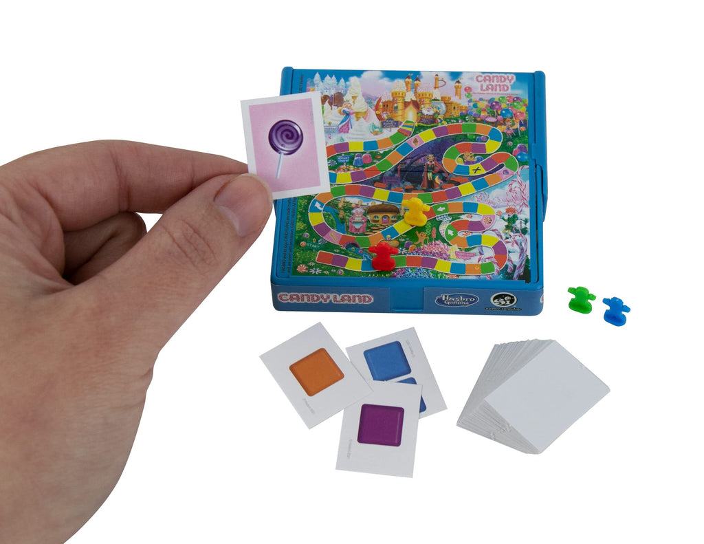 World's Smallest Board Games Set of 4 — Scrabble, Monopoly, Operation & Candy Land (Bundle)