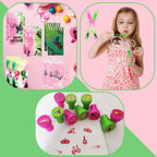 WPAZH Pink & Green Party Favor Set – 70 Pcs Decor & Gift Supplies