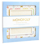 WS Game Company Monopoly Bianco Edition — White Wood Board, Gold-Tone Tokens & Premium Accessories