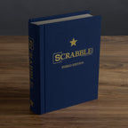 WS Game Company Monopoly & Scrabble Indigo Edition — Elegant Bookcase Collection