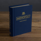 WS Game Company Monopoly & Scrabble Indigo Edition — Elegant Bookcase Collection