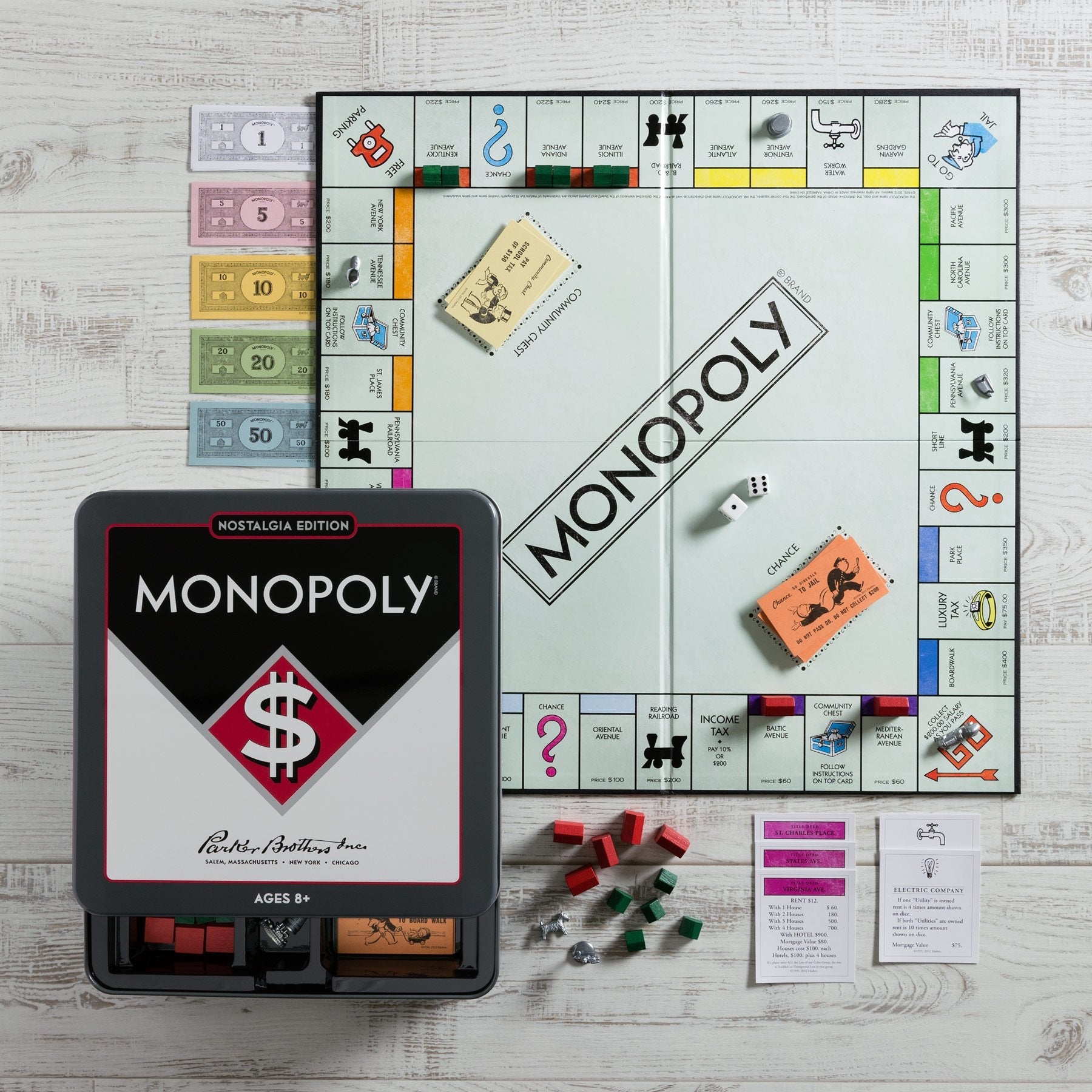 Monopoly Nostalgia Tin Edition by WS Game Company — Vintage 1937 Style