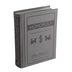 WS Game Company Monopoly Vintage Bookshelf Edition — Premium Linen Book Box with Retro Graphics