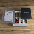 WS Game Company Monopoly Vintage Bookshelf Edition — Premium Linen Book Box with Retro Graphics