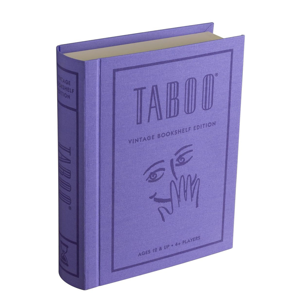 WS Game Company Taboo Vintage Bookshelf Edition — Board Game for 4+ Players