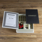 WS Game Company Vintage Board Games Bookshelf Collection — Scrabble, Monopoly & Clue in Book-Style Cases
