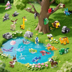 WuNian 30 Packs Animal Building Blocks Party Favors – 888 Pieces for Kids