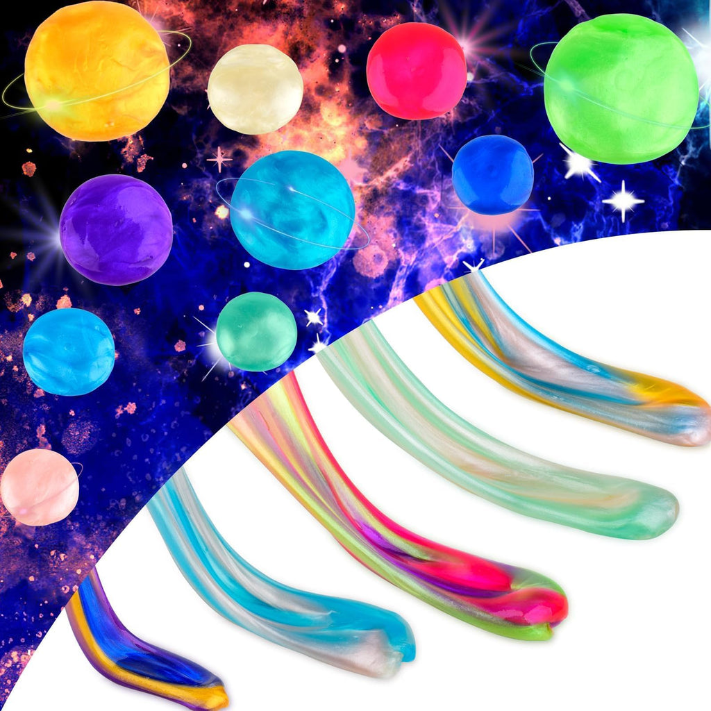WUJYLY Galaxy Slime 75-Pack – 1 oz Mini Slimes for Classroom Prizes & Party Favors