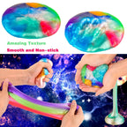 WUJYLY Galaxy Slime 75-Pack – 1 oz Mini Slimes for Classroom Prizes & Party Favors