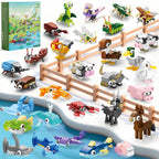 WuNian 30-Pack Animal Building Blocks Party Favors – 919 PCS for Kids