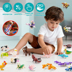 WuNian 30-Pack Animal Building Blocks Party Favors – 919 PCS for Kids