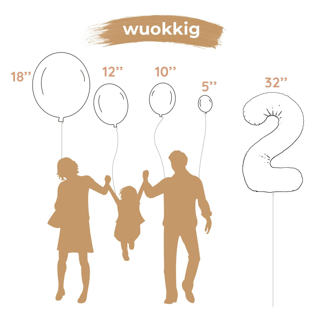 Wuokkig Jungle Safari Birthday Balloons — Animal Balloons Décor for Birthday Party and Special Occasions