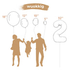 Wuokkig Jungle Safari Birthday Balloons — Animal Balloons Décor for Birthday Party and Special Occasions