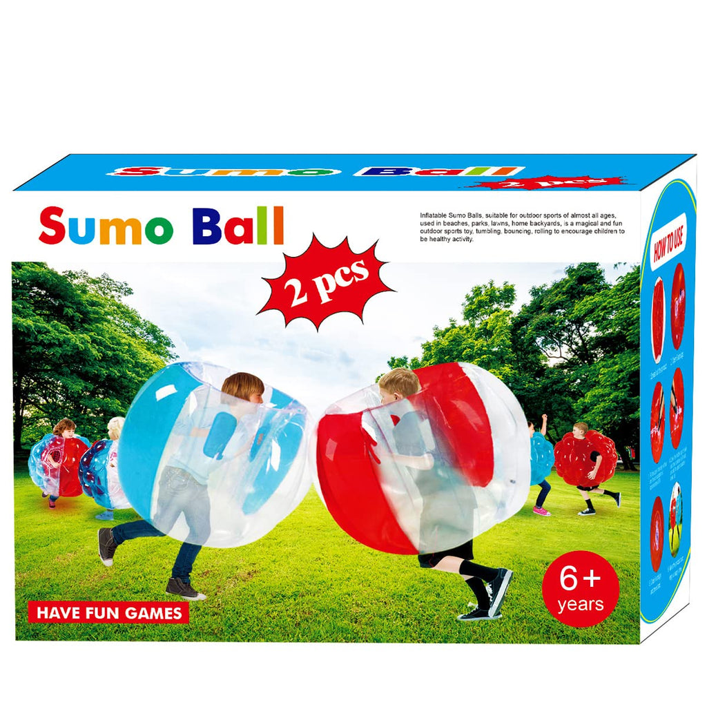 Sunshine-Mall 48in Bumper Sumo Ball – Wearable Inflatable Zorb for Adults & Kids | Wuzeautk