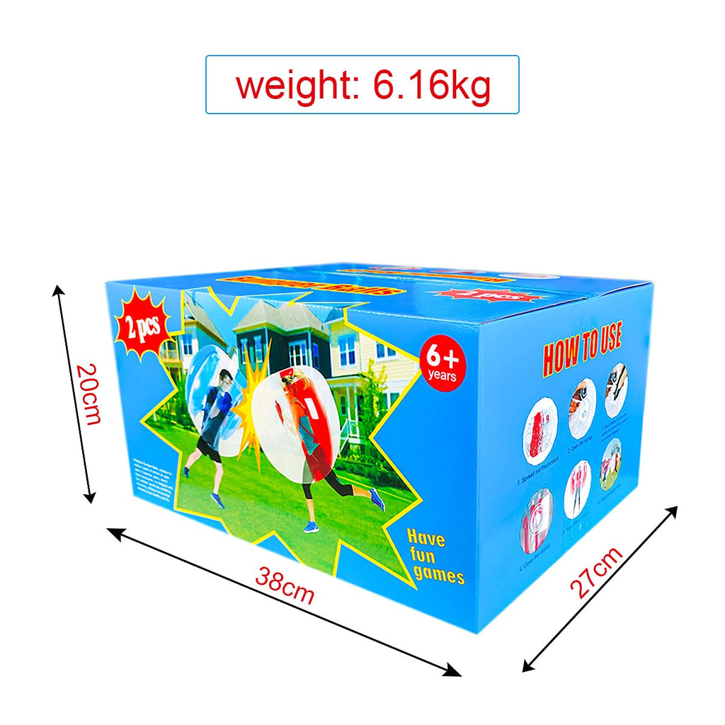Sunshine-Mall 48in Bumper Sumo Ball – Wearable Inflatable Zorb for Adults & Kids | Wuzeautk