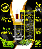 SUPERIOR FULVIC HUMIC X935 – Oil of Oregano with Black Seed Oil Drops, 400 Servings, 2-in-1 Organic Liquid