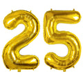 xiangsushijie 40 Inch Number Balloons 25/52 Gold – Giant Foil Mylar Balloons for Birthday & Anniversary Decor