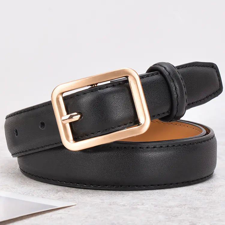 Classic Women’s Leather Belt | 2.3 cm Pin Buckle