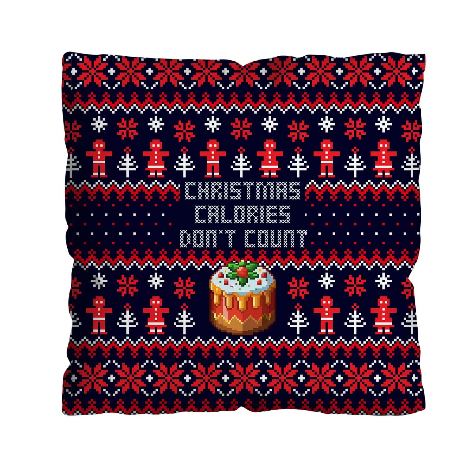 Christmas Calories don't Count! - Cushion - Two Sizes