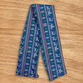Blue Reindeer Christmas Jumper Pattern - Soft Fleece scarf