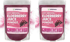 XPRS Nutra Elderberry Juice Powder - Organic Elderberry Powder, Vitamin A & C - 8 oz Pack of 2