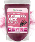 XPRS Nutra Holunderbeerensaftpulver – Bio-Holunderbeerpulver (454 g) | Vitamin A & C